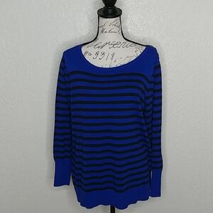 A.N.A. A New Approach Striped Sweater Size 1X